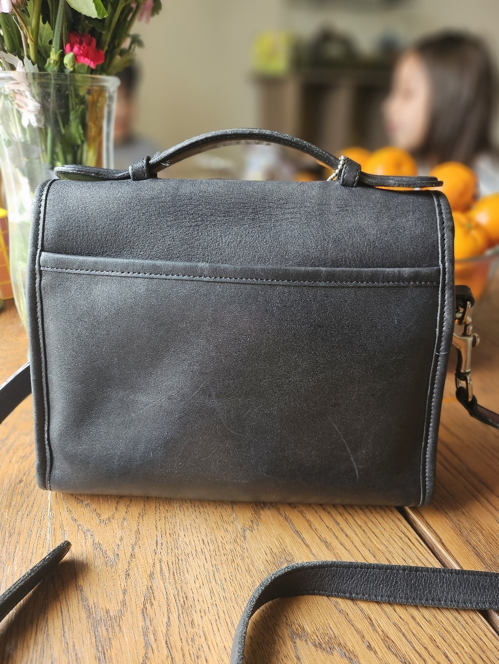 Coach Vintage Court Bag In Black - Picture 4 of 9